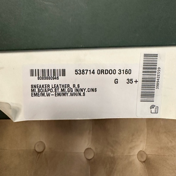 Authentic New With Tags & Box Limited Edition Dapper Dan Gucci Sneakers - Picture 7 of 8